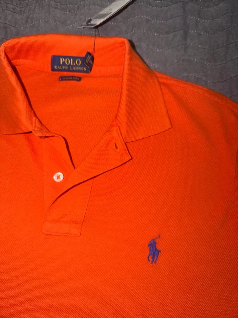 Polo by Ralph Lauren Orange Classic Fit Polo Shirt